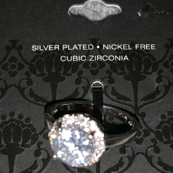 - Silver Plated CZ Ring Size 9 - Picture 6 of 6